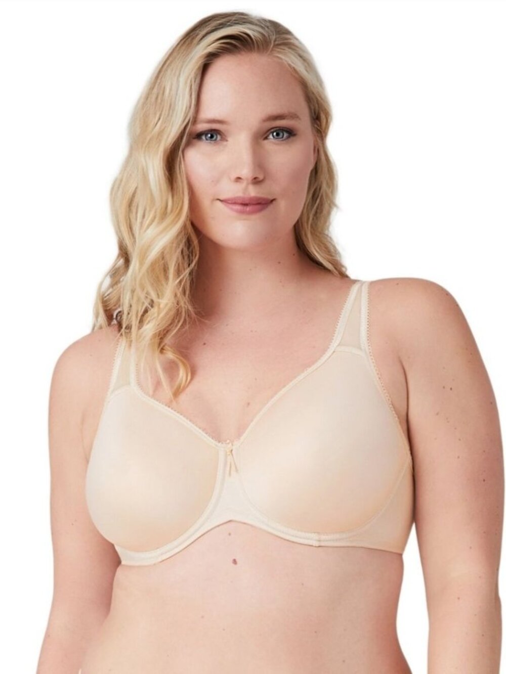 Wacoal Basic Beauty Bra Style 853192 Sz 34DDD Nude Beige